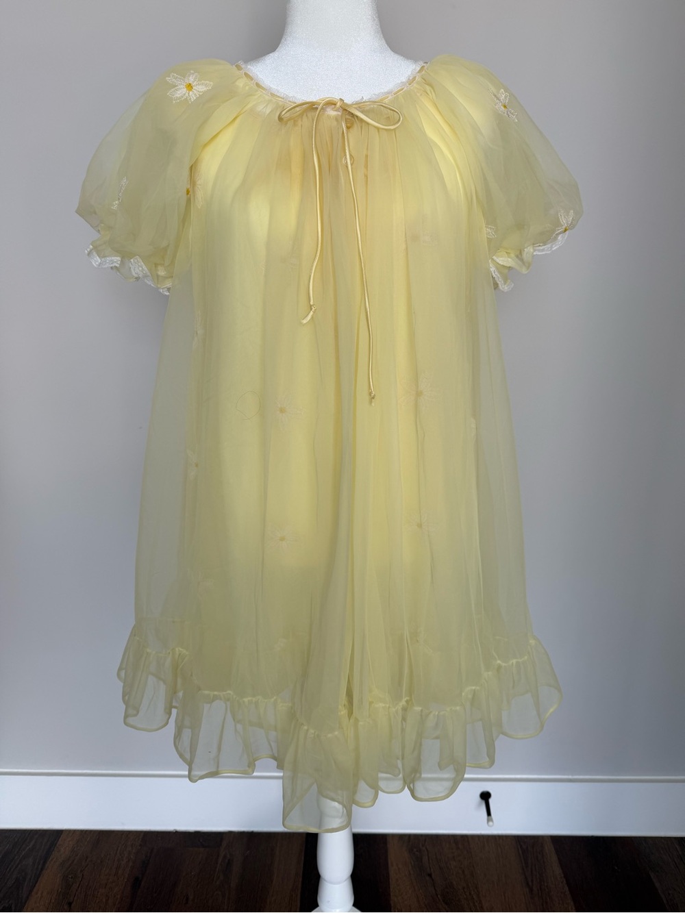 Miss Elaine Chiffon Peignoir Set